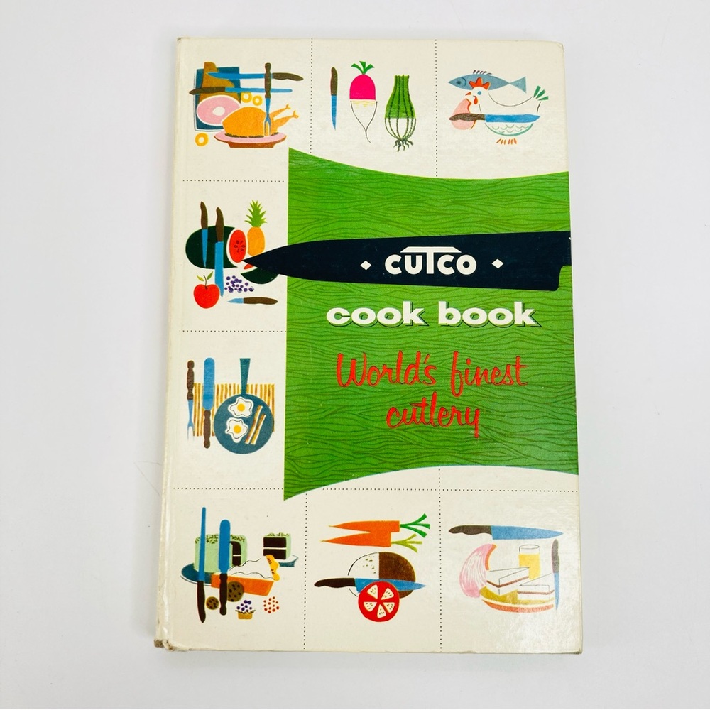 Cutco Cook Book Illustrated Retro Mid Century Americana 1956